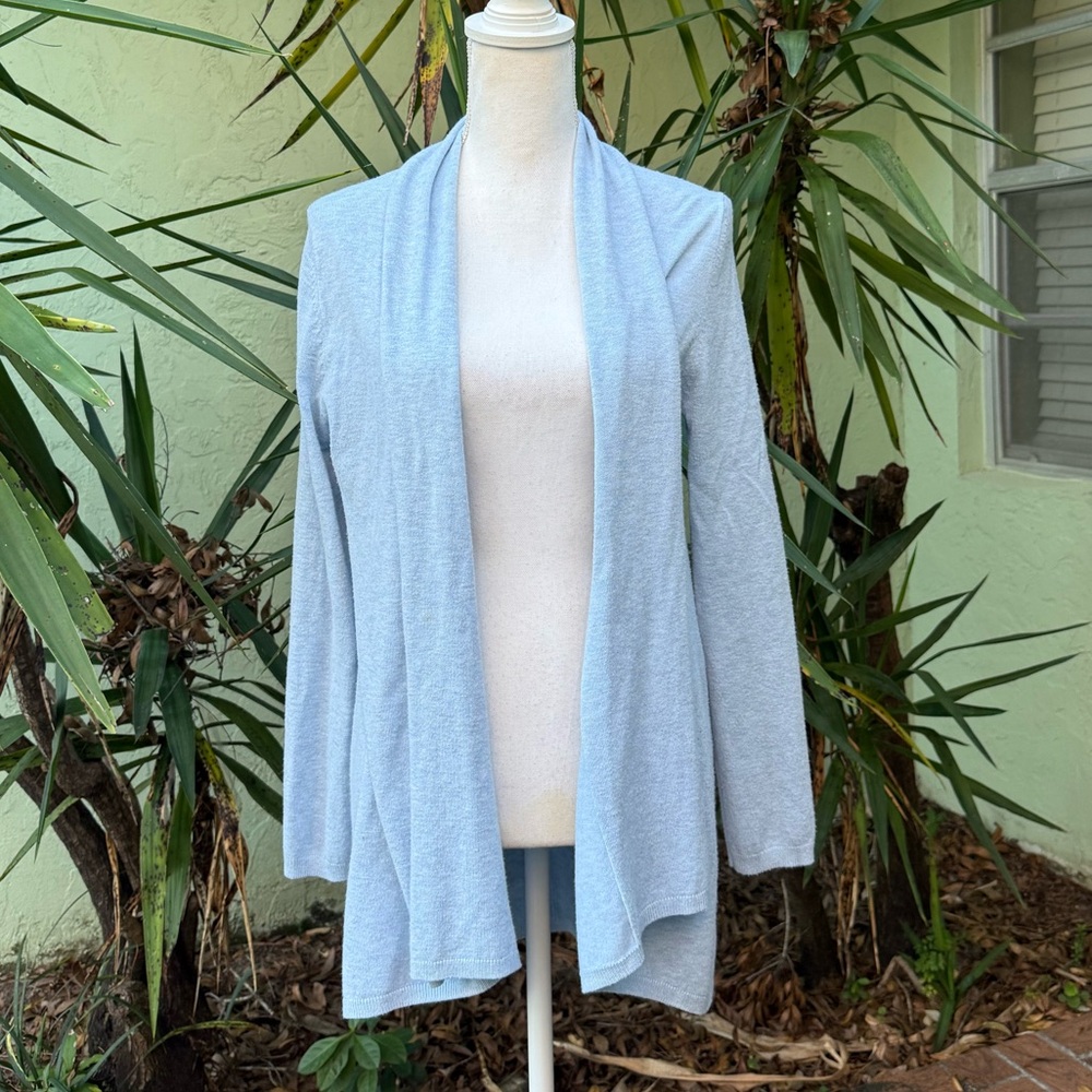 ZARA Blue Open Cardigan Kimono